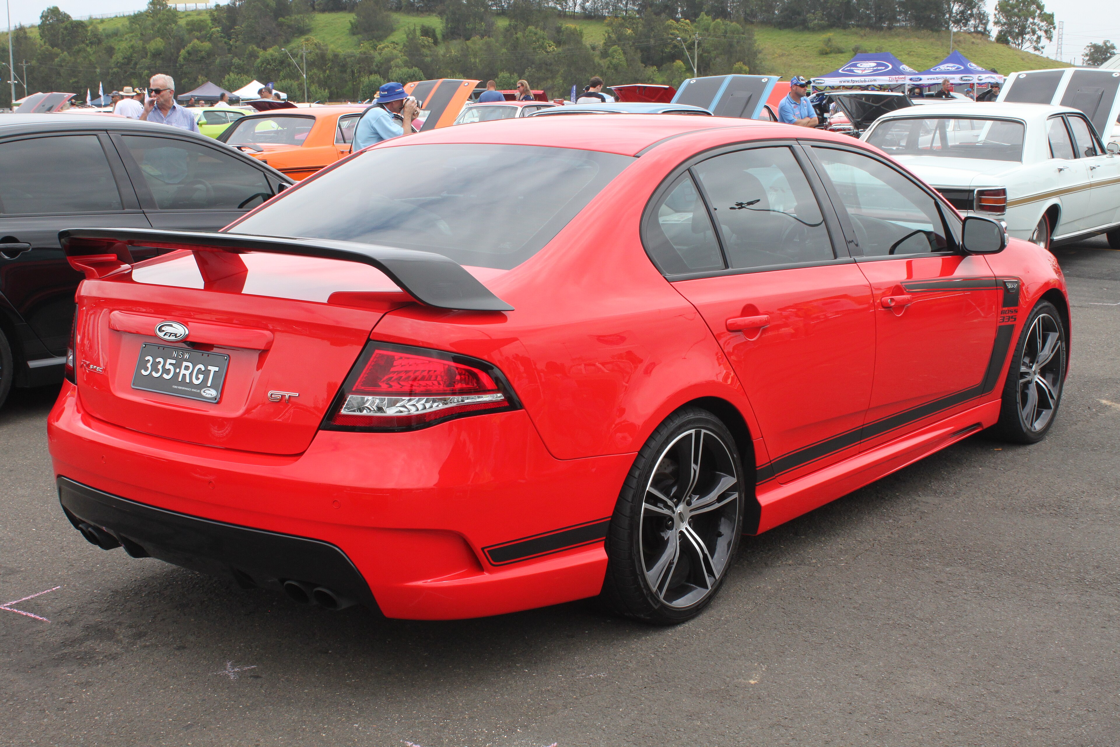 Hero visual for Australian performance collection: FPV R-Spec and Holden HQ