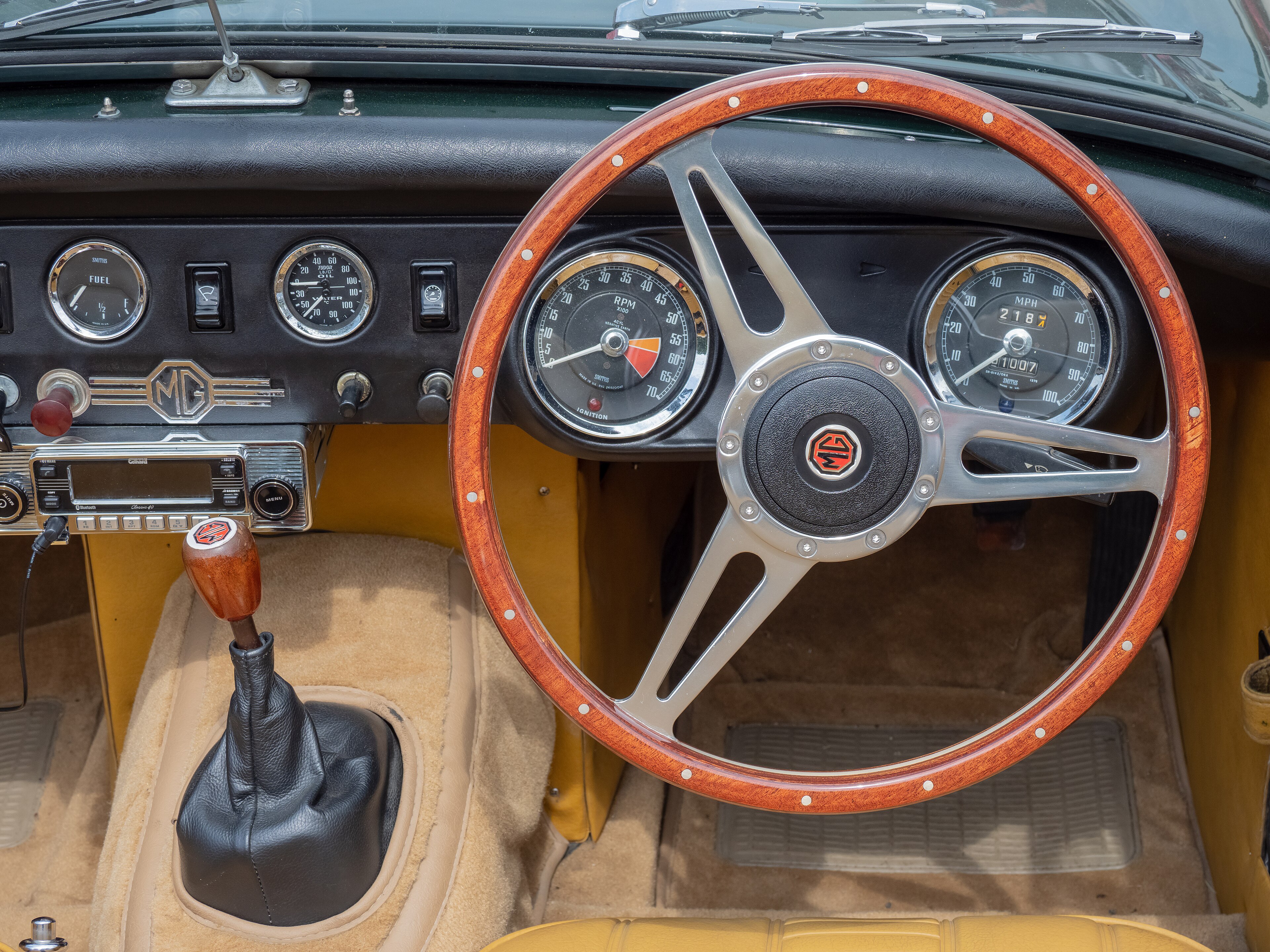 Support visual for MG Midget history and inspection context